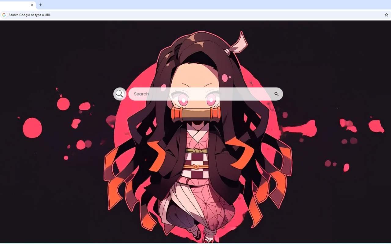 Nezuko Kamado Demon Slayer Minimalist Live Wallpaper